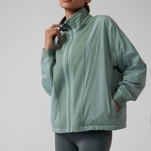 NWT Athleta Evolve Hybrid Fleece Jacket